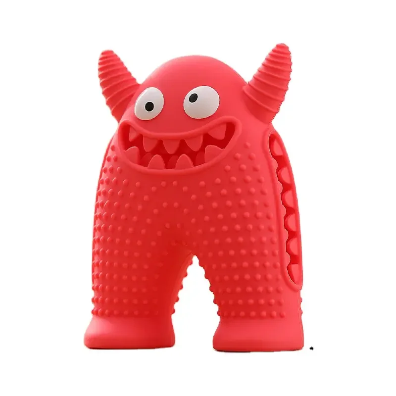 waterproof dog rain boots reflective Talking Dog Club Monster Tough Rubber Toy for Dogs and Cats (Pink)