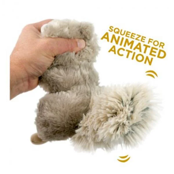 best dog toothbrush and toothpaste Tall Tails D Animated Squirrel Toy