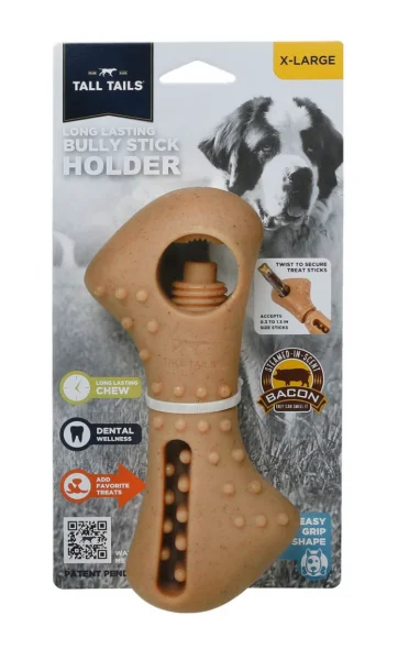 flea and tick collar for dogs Tall Tails D Treat Bone Chew Bully Stick Holder XL 8"