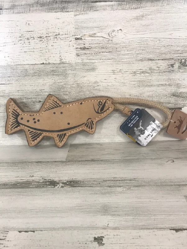 best floating fish food pellets Tall Tails Leather & Wool Trout toy 16"