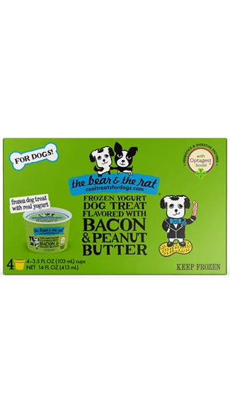 best fish breeding net for aquariums The Bear & The Rat Frozen Yogurt Dog Treat: Bacon & Peanut Butter