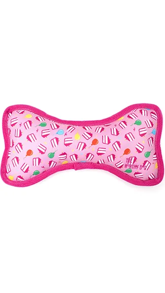 hamster exercise ball clear The Worthy Dog Tough Toy: Birthday Bone (Pink)