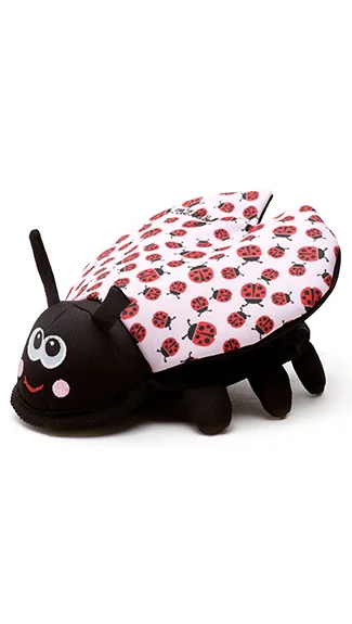 dog swimming pool foldable The Worthy Dog Tough Toy: Ladybug