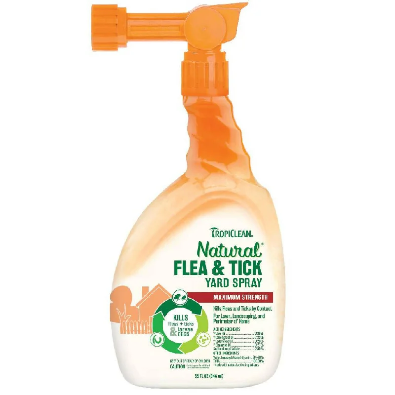 premium bird nesting material Tropiclean Natural Flea & Tick Yard Spray (32 oz)