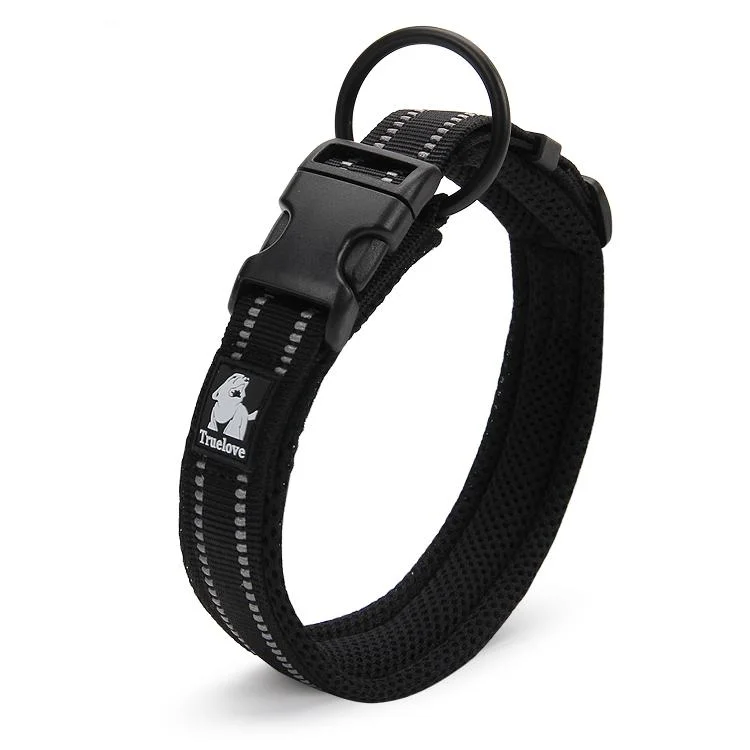 dog agility training set backyard Truelove Dog Puppy Collars Airmesh Reflective Black 8 Sizes dog agility training set backyard Truelove Dog Puppy Collars Airmesh Reflective Black 8 Sizes