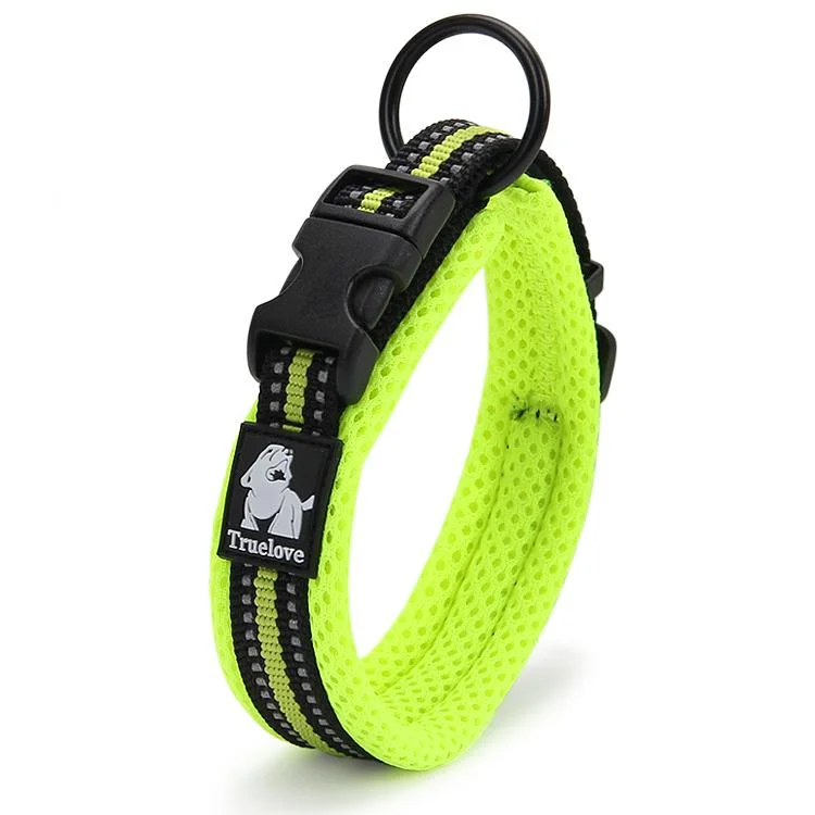 anti-scratch cat furniture protectors Truelove Dog Puppy Collars Airmesh Reflective Neon Yellow 8 Sizes anti-scratch cat furniture protectors Truelove Dog Puppy Collars Airmesh Reflective Neon Yellow 8 Sizes