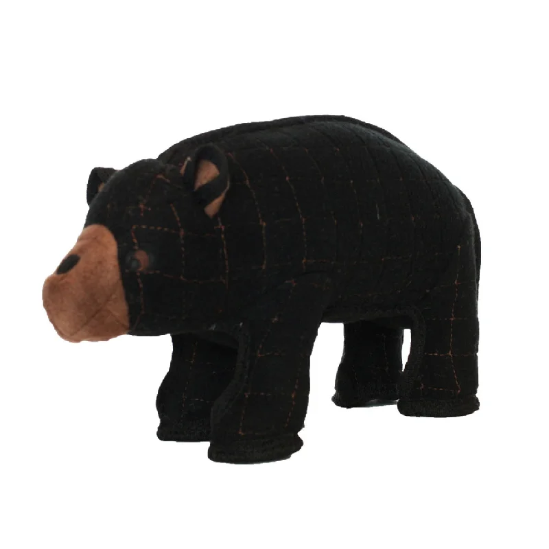 no-shock bark collar for small dogs Tuffy Beaufort the Bear - World's Tuffest Soft Dog Toy