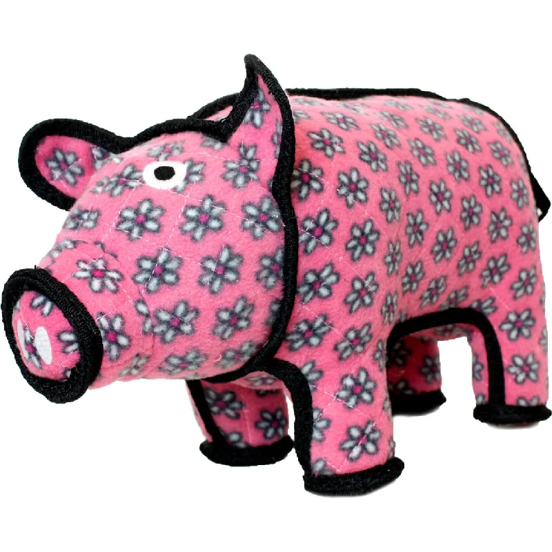 aquarium background double-sided Tuffy Polly the Pig - World's Tuffest Soft Dog Toy