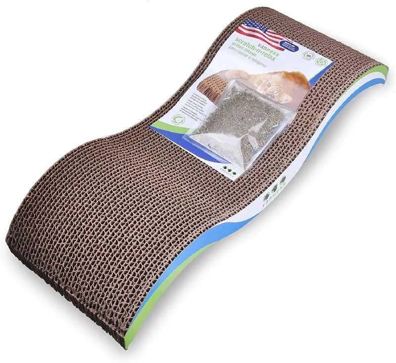 self-cleaning pet grooming brush Van Ness Scratch-n-Relax