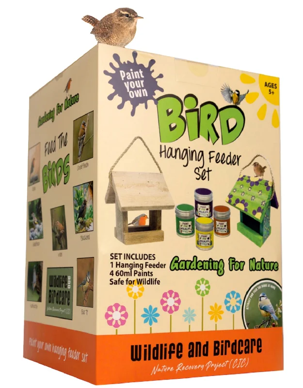 best parrot chew toys for beak health Wild Bird Hanging Feeder Paint your Own Set