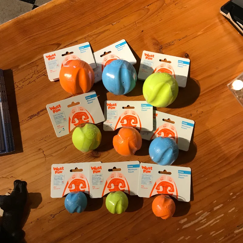 self-cleaning fish tank small West Paw Design - JIVE BALL Tangerine XS