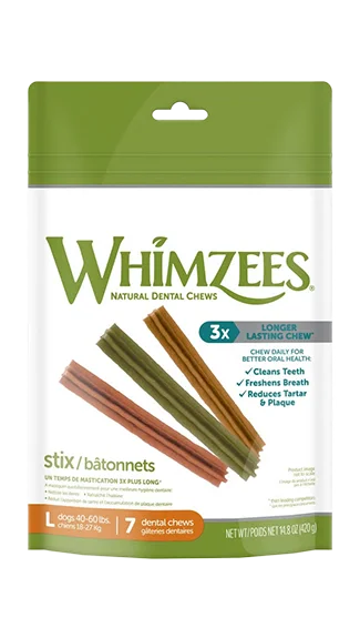 dog stairs for high bed Whimzees Dental Treats: Stix