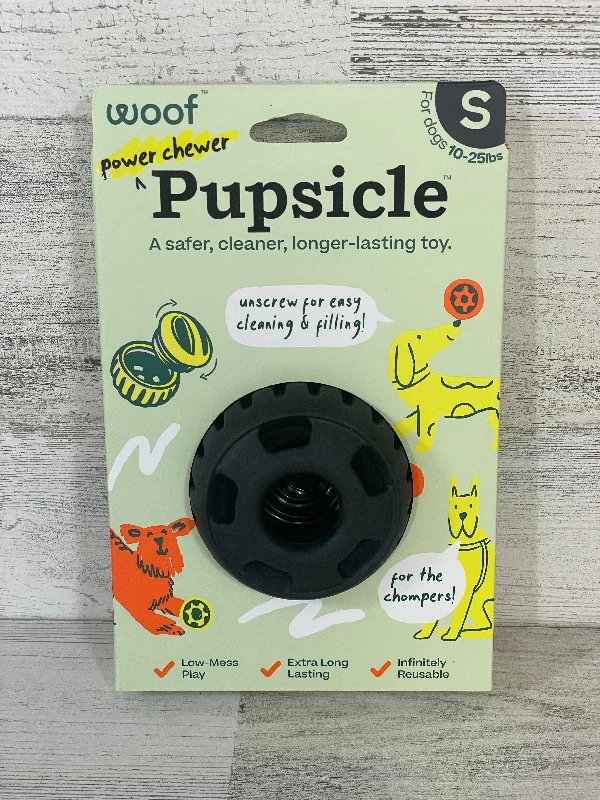 escape-proof dog harness for small dogs Woof Pupsicle Power Chewer Black Small