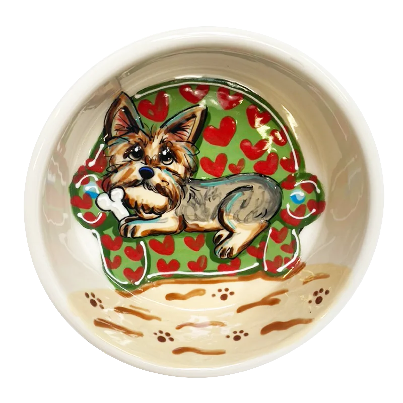quiet hamster exercise wheel Yorkie Terrier Dog Bowl