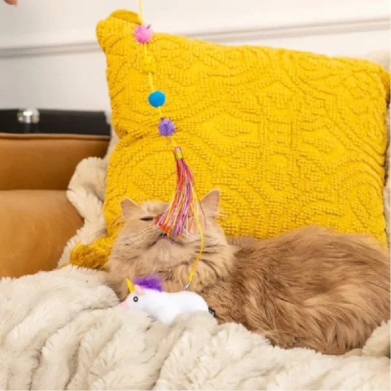 best organic dog flea repellent ZippyStick - Unicorn Cat Teaser